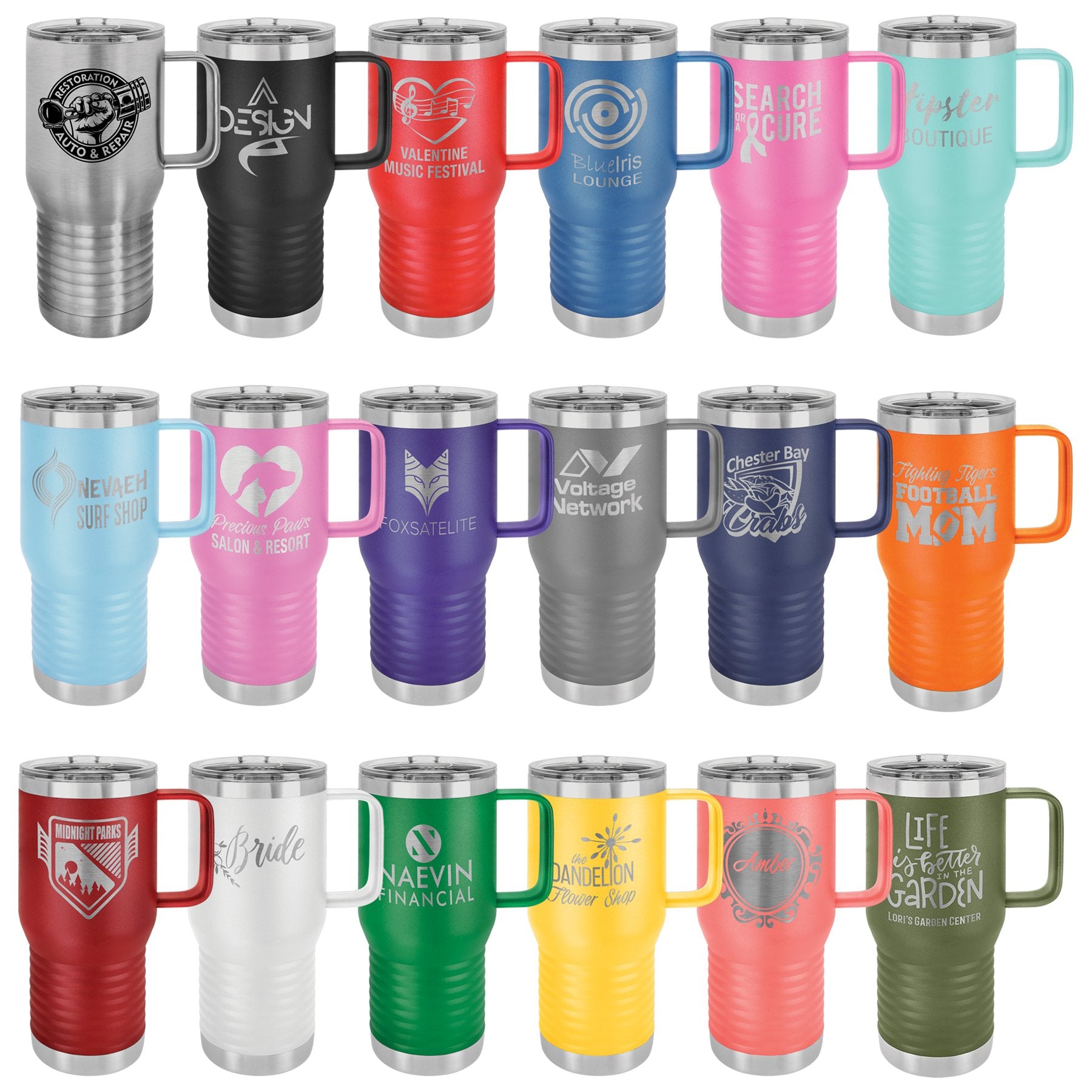 D.C. Everest Baseball Travel Mug - Everlasting Etchings, LLC