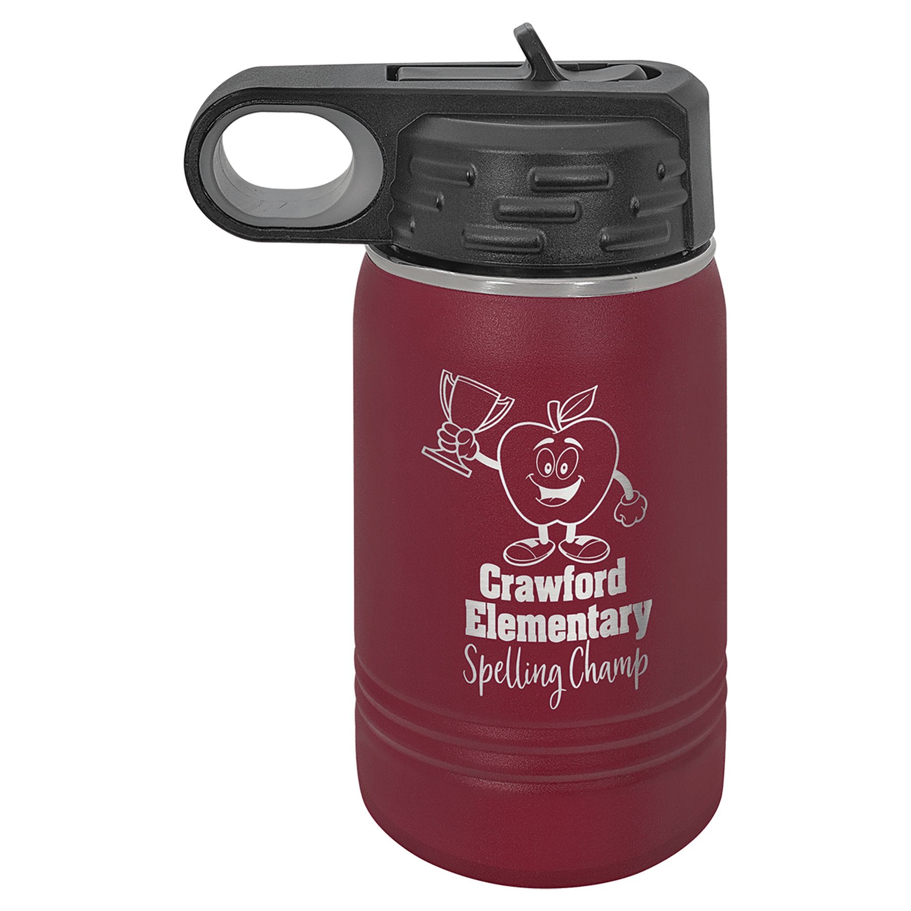 D.C. Everest Baseball Waterbottle - Everlasting Etchings, LLC