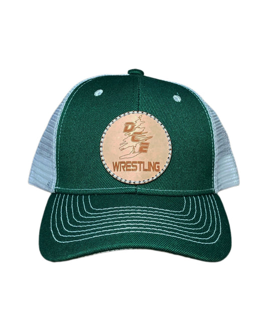 D.C. Everest Wrestling Leather Patch Hats - Everlasting Etchings, LLC