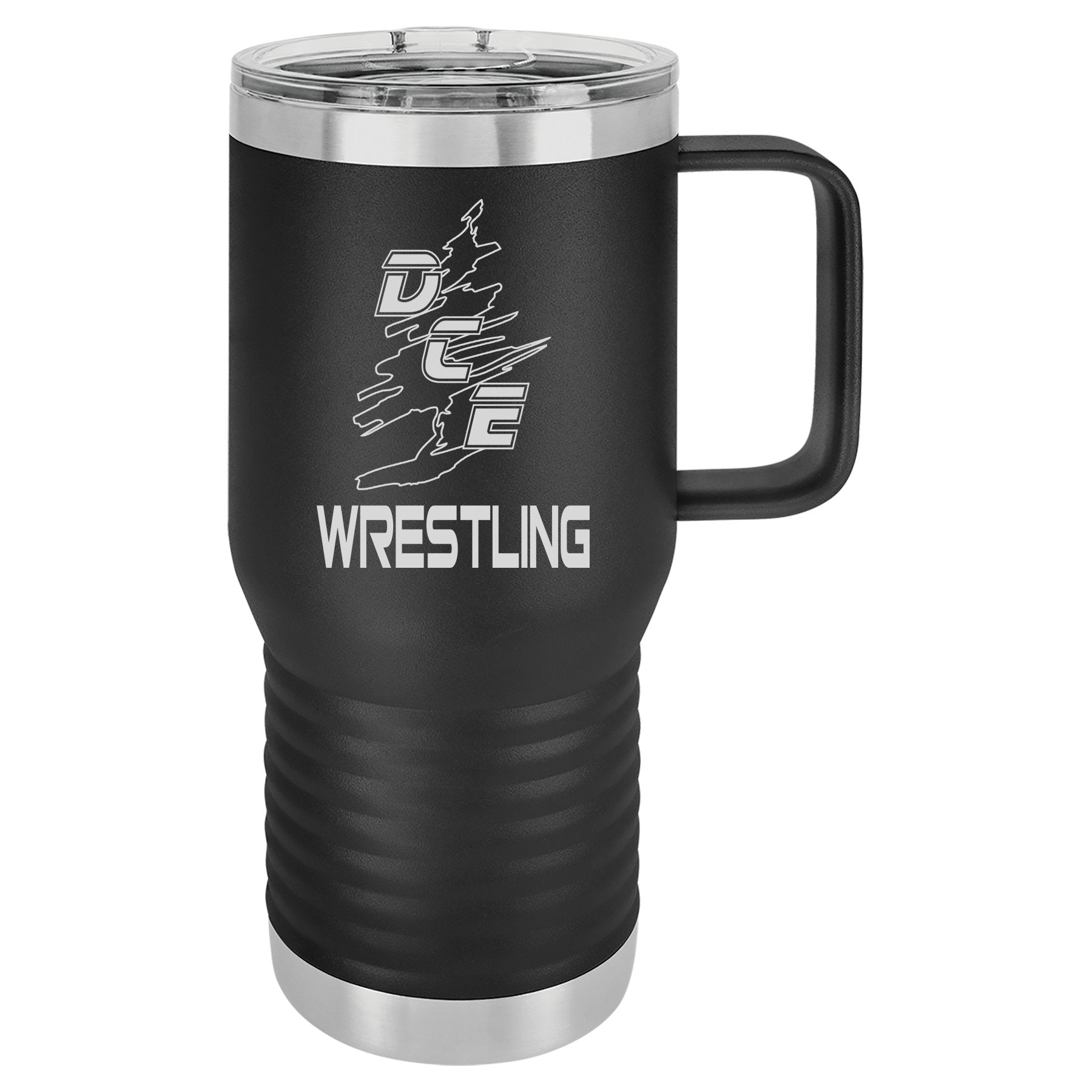 D.C. Everest Wrestling Travel Mug - Everlasting Etchings, LLC