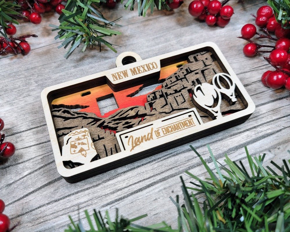 License Plate Ornaments - Everlasting Etchings, LLC