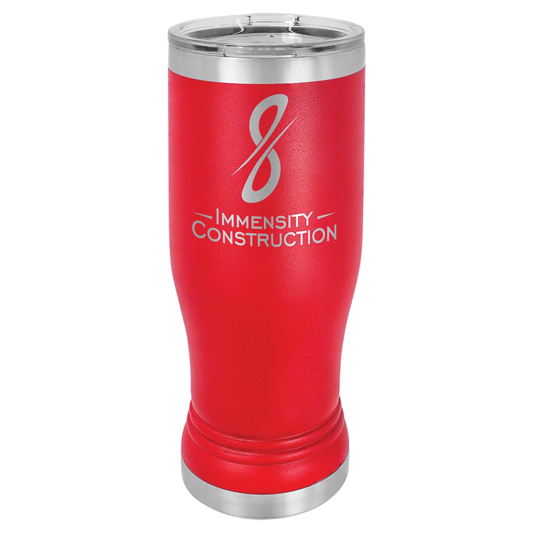 Pilsner Tumbler with Clear Lid - Everlasting Etchings, LLC