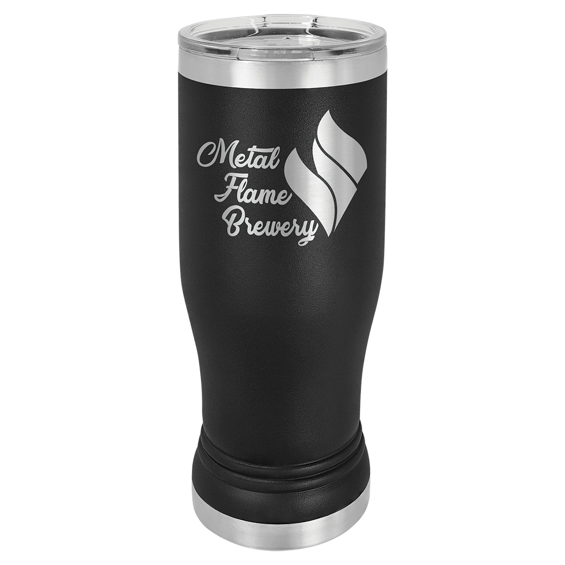 Pilsner Tumbler with Clear Lid - Everlasting Etchings, LLC