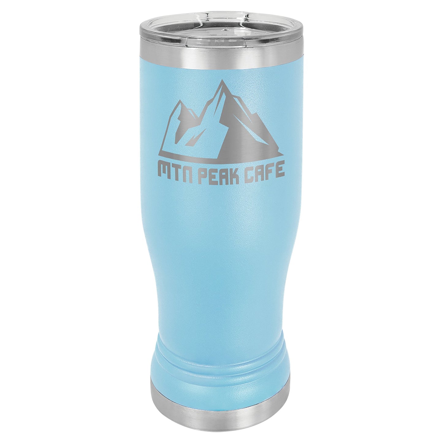 Pilsner Tumbler with Clear Lid - Everlasting Etchings, LLC