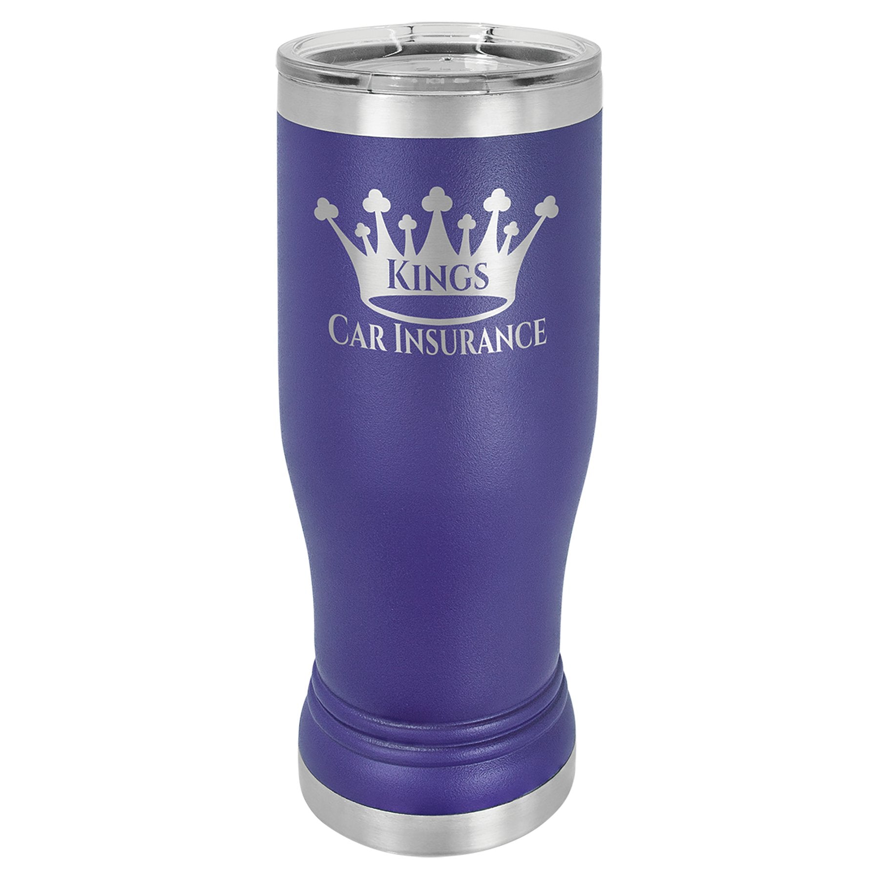 Pilsner Tumbler with Clear Lid - Everlasting Etchings, LLC