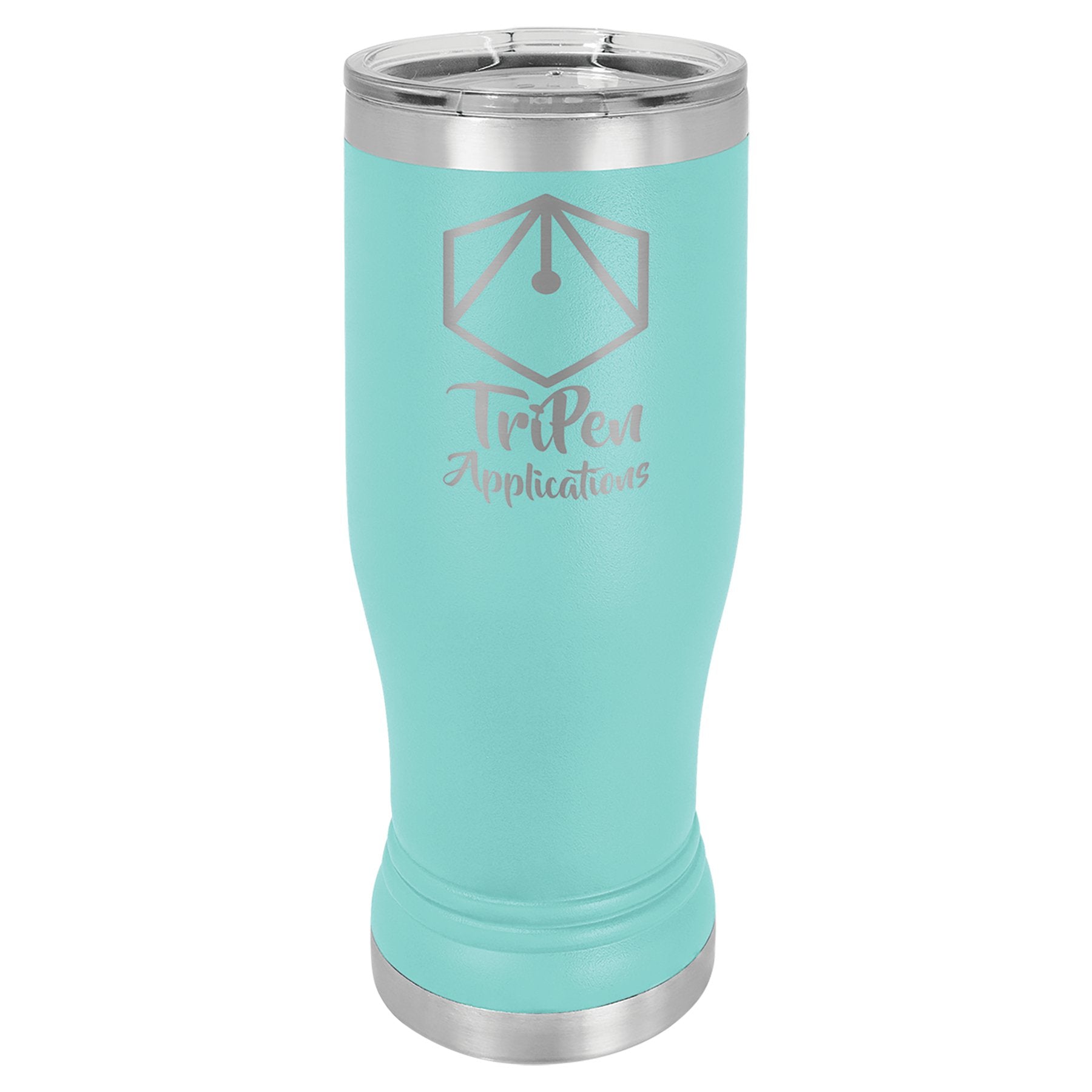 Pilsner Tumbler with Clear Lid - Everlasting Etchings, LLC