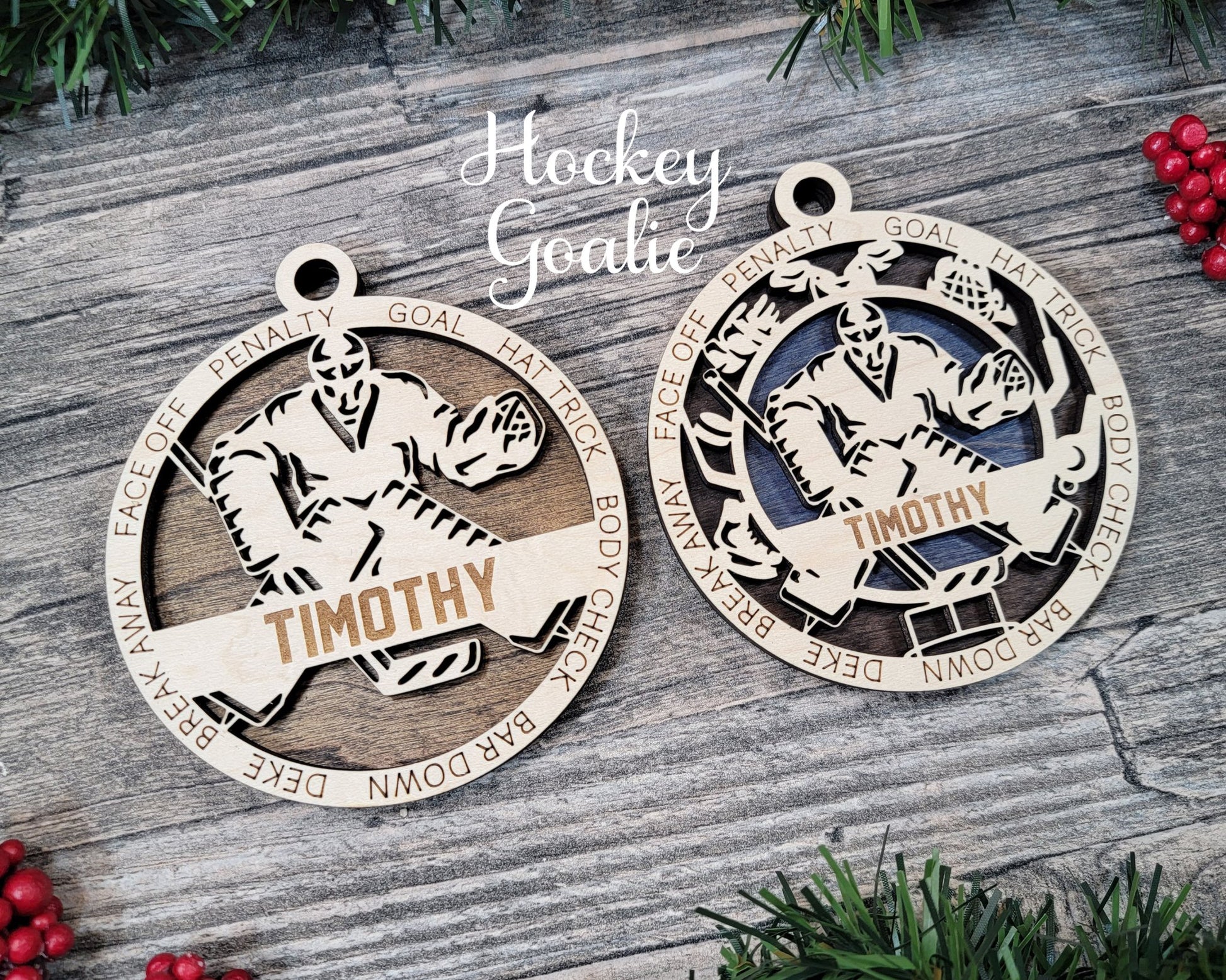 Sports Themed Ornaments - Everlasting Etchings, LLC