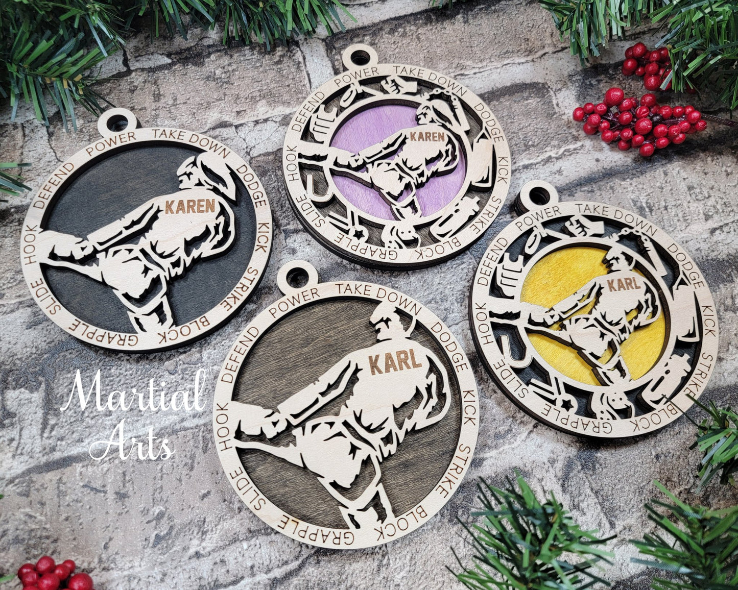 Sports Themed Ornaments - Everlasting Etchings, LLC