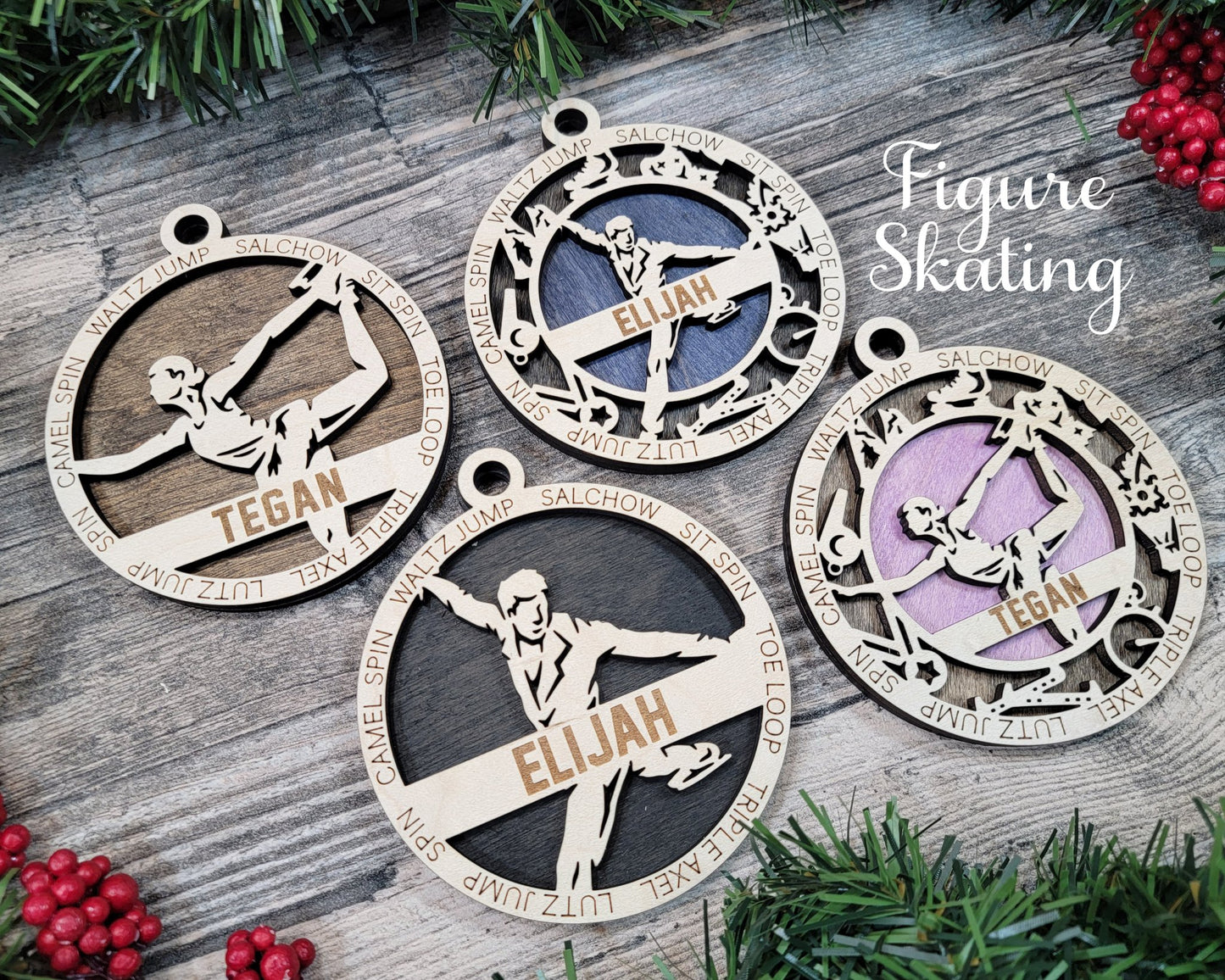 Sports Themed Ornaments - Everlasting Etchings, LLC