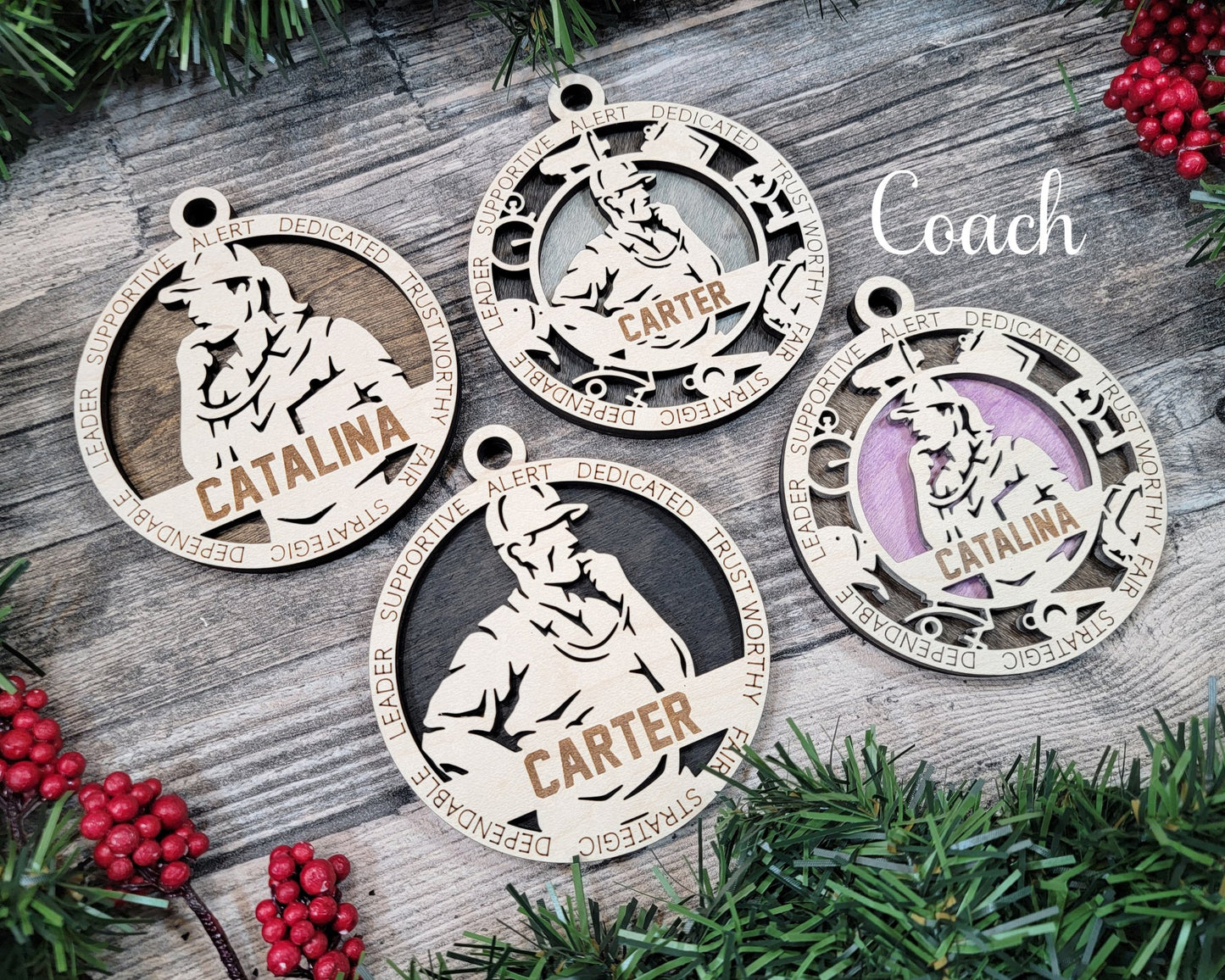 Sports Themed Ornaments - Everlasting Etchings, LLC