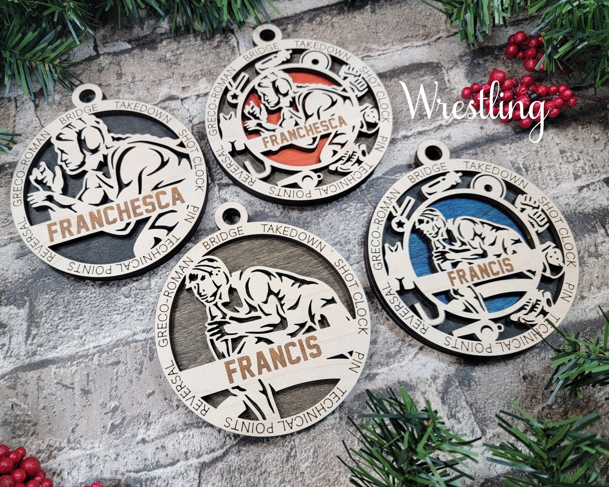 Sports Themed Ornaments - Everlasting Etchings, LLC