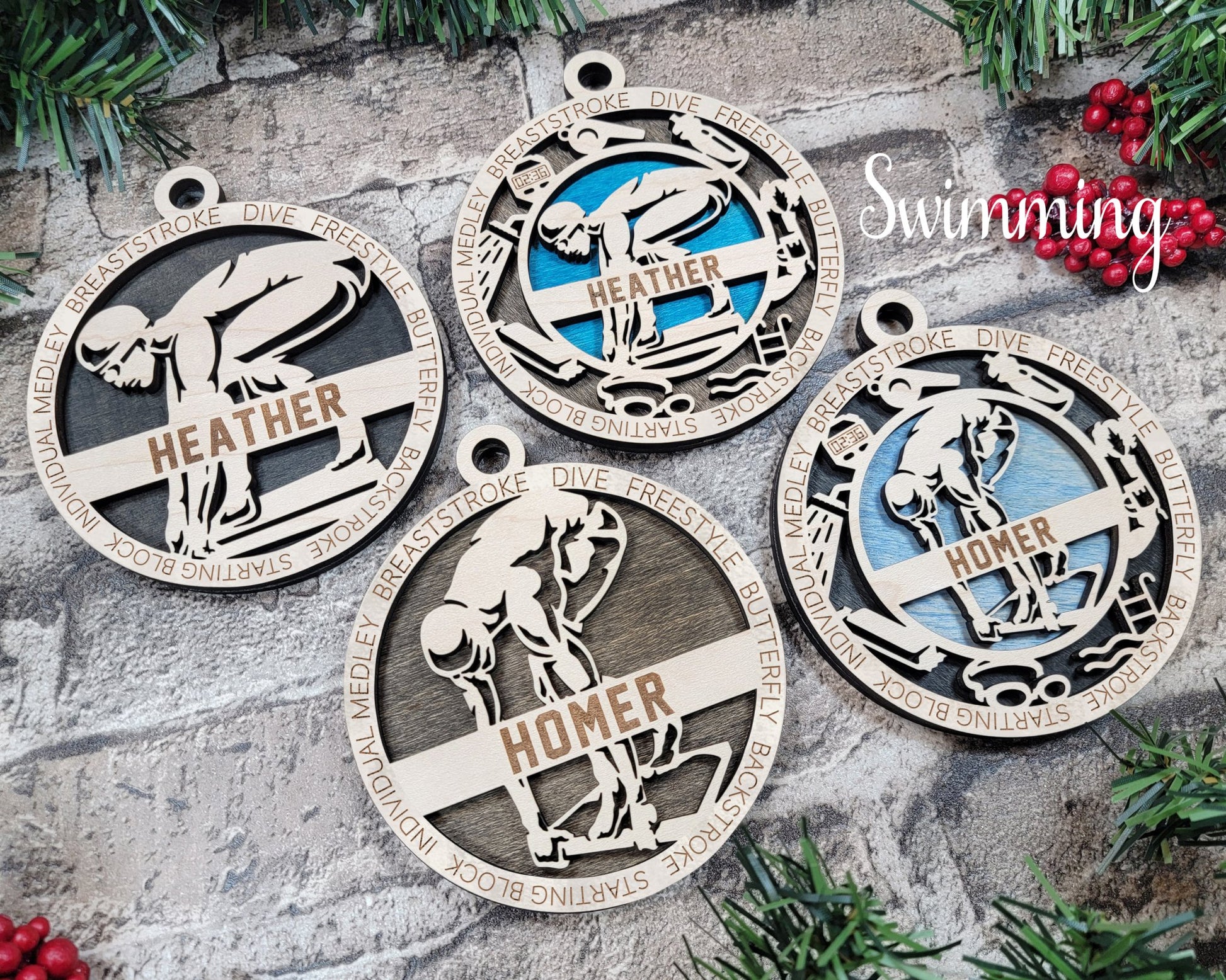 Sports Themed Ornaments - Everlasting Etchings, LLC