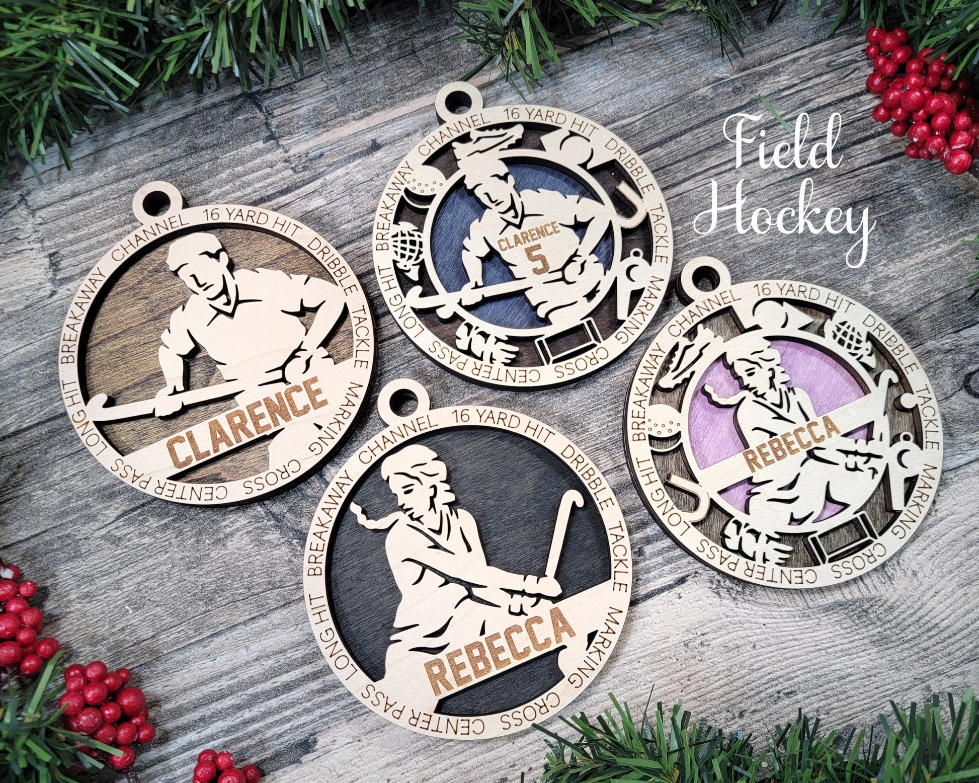 Sports Themed Ornaments - Everlasting Etchings, LLC