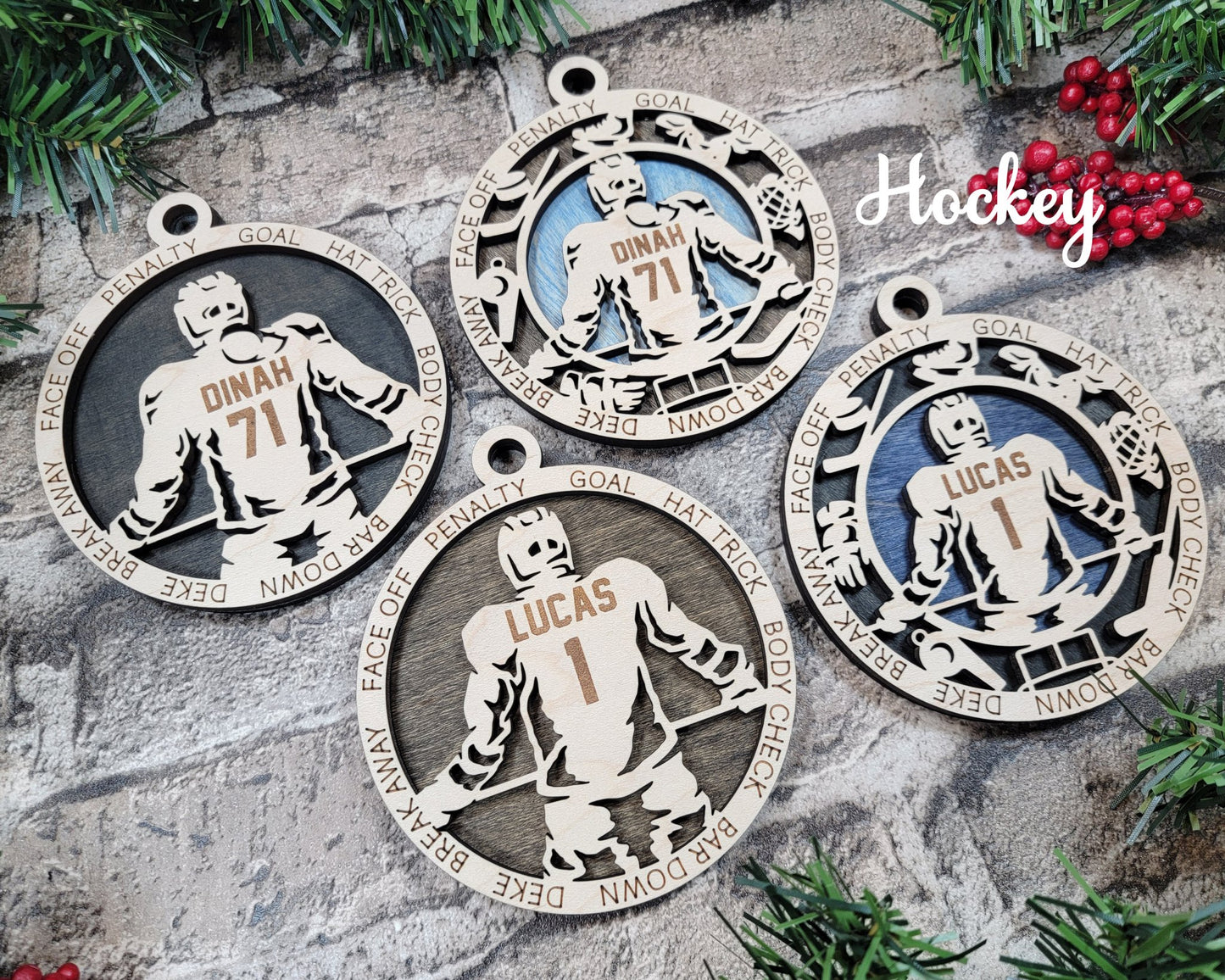 Sports Themed Ornaments - Everlasting Etchings, LLC