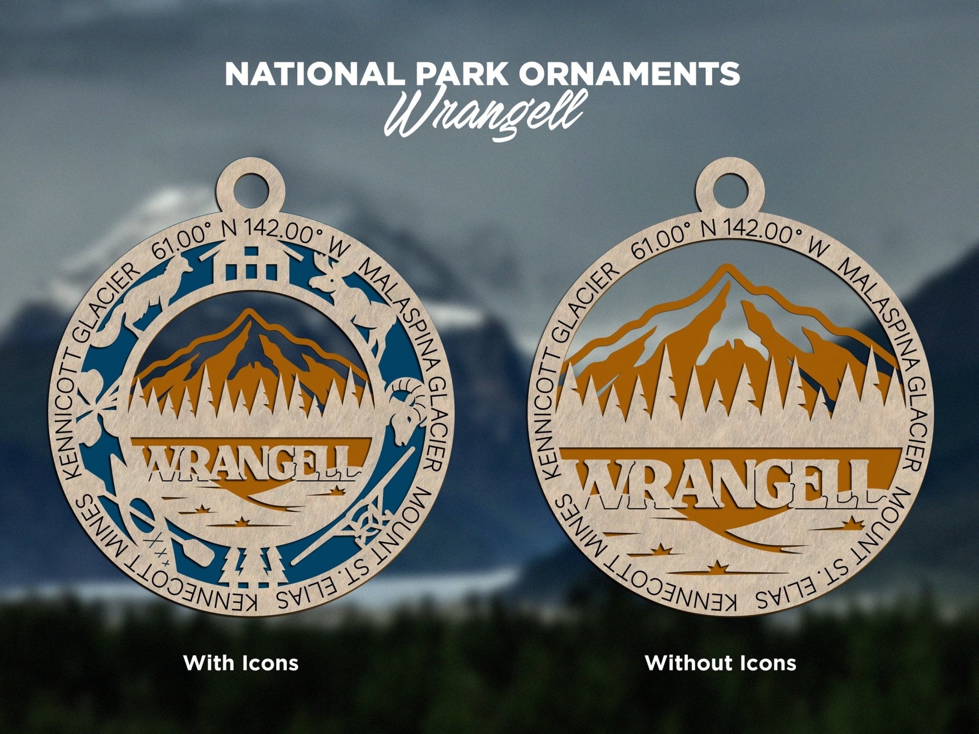 U.S National Park Ornaments - Everlasting Etchings, LLC