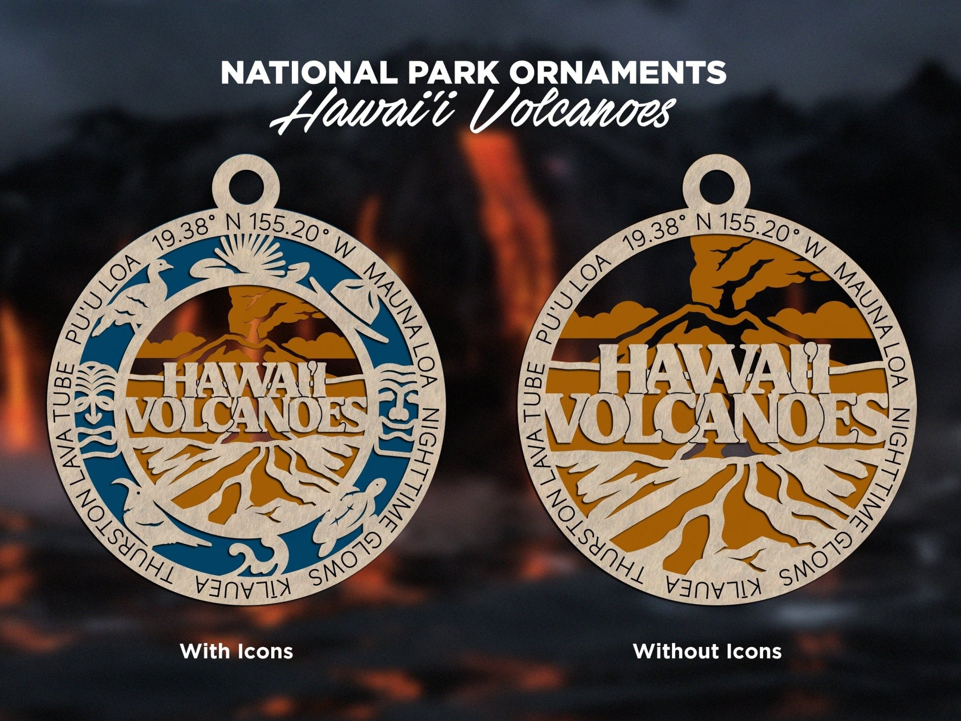 U.S National Park Ornaments - Everlasting Etchings, LLC