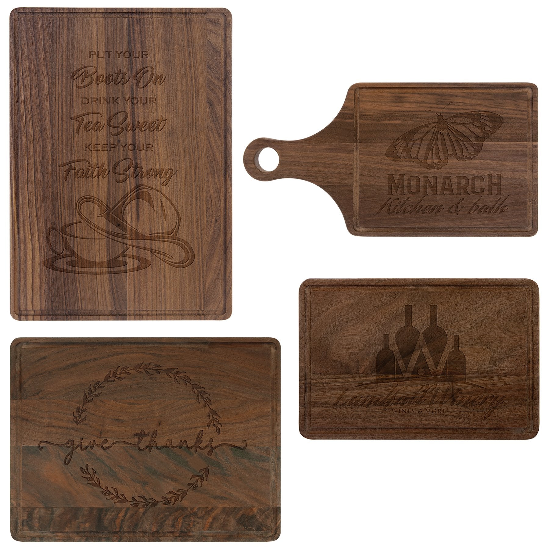 Walnut Cutting Boards - Everlasting Etchings, LLC