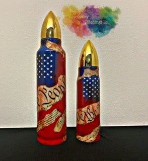 "We The People" Bullet Thermos - Everlasting Etchings, LLC